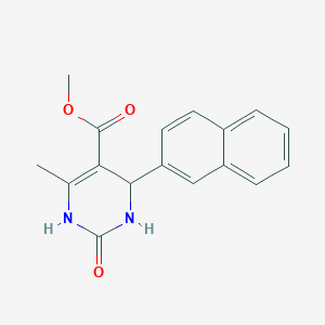 methyl 6-methyl-4-(2-naphthyl)-2-oxo-1,2,3,4-tetrahydro-5-pyrimidinecarboxylate