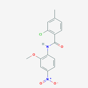 2-chloro-N-(2-methoxy-4-nitrophenyl)-4-methylbenzamide