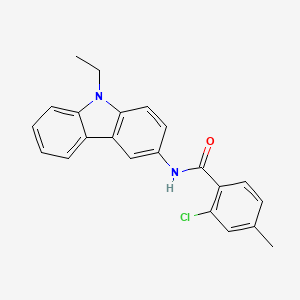 2-chloro-N-(9-ethyl-9H-carbazol-3-yl)-4-methylbenzamide