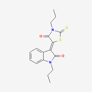 3(4-OXO-3-PR-2-THIOXO-1,3-THIAZOLIDIN-5-YLIDENE)-1-PR-1,3-DIHYDRO-2H-INDOL-2-ONE