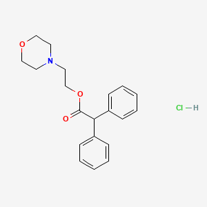 2-(4-morpholinyl)ethyl diphenylacetate hydrochloride