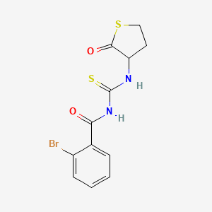 2-bromo-N-[(2-oxothiolan-3-yl)carbamothioyl]benzamide