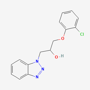 1-(Benzotriazol-1-yl)-3-(2-chlorophenoxy)propan-2-ol