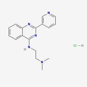 N',N'-dimethyl-N-(2-pyridin-3-ylquinazolin-4-yl)ethane-1,2-diamine;hydrochloride