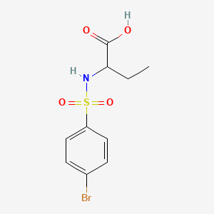 2-(4-BROMOBENZENESULFONAMIDO)BUTANOIC ACID