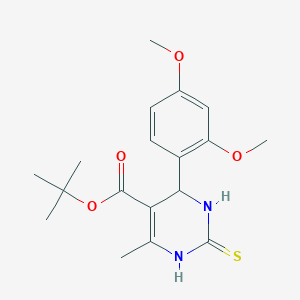 tert-butyl 4-(2,4-dimethoxyphenyl)-6-methyl-2-thioxo-1,2,3,4-tetrahydro-5-pyrimidinecarboxylate