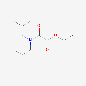 molecular formula C12H23NO3 B3961721 ETHYL [BIS(2-METHYLPROPYL)CARBAMOYL]FORMATE 