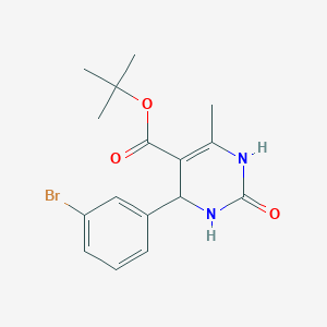 tert-butyl 4-(3-bromophenyl)-6-methyl-2-oxo-1,2,3,4-tetrahydro-5-pyrimidinecarboxylate