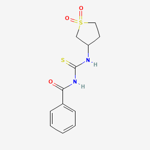 N-{[(1,1-dioxidotetrahydro-3-thienyl)amino]carbonothioyl}benzamide