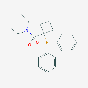 molecular formula C21H26NO2P B396177 1-(diphenylphosphoryl)-N,N-diethylcyclobutanecarboxamide 