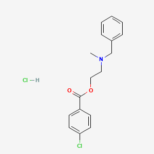 molecular formula C17H19Cl2NO2 B3961806 2-[benzyl(methyl)amino]ethyl 4-chlorobenzoate hydrochloride 