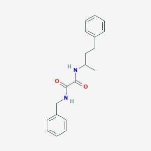 molecular formula C19H22N2O2 B3961856 N-benzyl-N'-(4-phenylbutan-2-yl)ethanediamide 