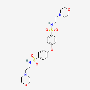 4,4'-oxybis{N-[2-(4-morpholinyl)ethyl]benzenesulfonamide}