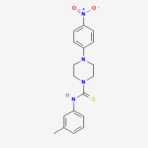 N-(3-methylphenyl)-4-(4-nitrophenyl)piperazine-1-carbothioamide