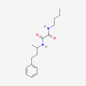 N-butyl-N'-(1-methyl-3-phenylpropyl)ethanediamide