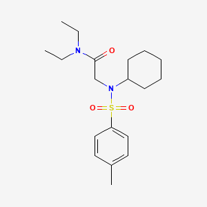 2-(N-Cyclohexyl4-methylbenzenesulfonamido)-N,N-diethylacetamide