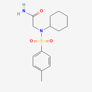 N~2~-cyclohexyl-N~2~-[(4-methylphenyl)sulfonyl]glycinamide