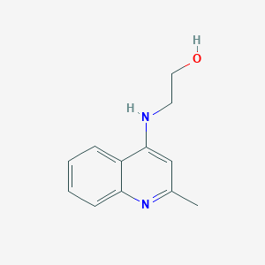 molecular formula C12H14N2O B039622 4-(2-Hydroxyethyl)amino-2-methylquinoline CAS No. 116289-37-3