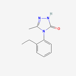 molecular formula C11H13N3O B3962207 4-(2-ethylphenyl)-5-methyl-2,4-dihydro-3H-1,2,4-triazol-3-one 