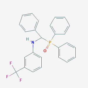 molecular formula C26H21F3NOP B396233 N-[diphenylphosphoryl(phenyl)methyl]-3-(trifluoromethyl)aniline 