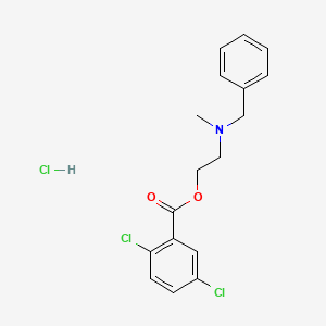 2-[Benzyl(methyl)amino]ethyl 2,5-dichlorobenzoate;hydrochloride