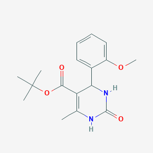 tert-butyl 4-(2-methoxyphenyl)-6-methyl-2-oxo-1,2,3,4-tetrahydro-5-pyrimidinecarboxylate