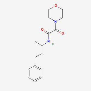 2-(morpholin-4-yl)-2-oxo-N-(4-phenylbutan-2-yl)acetamide