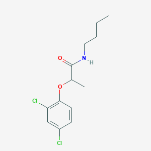 molecular formula C13H17Cl2NO2 B3962466 N-butyl-2-(2,4-dichlorophenoxy)propanamide 