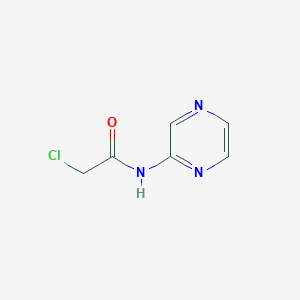 molecular formula C6H6ClN3O B039625 2-chloro-N-pyrazin-2-ylacetamide CAS No. 115699-74-6