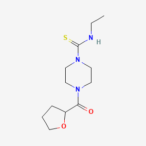 N-ethyl-4-(tetrahydrofuran-2-ylcarbonyl)piperazine-1-carbothioamide