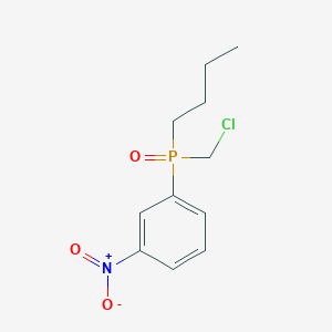 molecular formula C11H15ClNO3P B396359 Butyl(chloromethyl)(3-nitrophenyl)phosphine oxide 