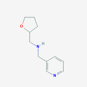 molecular formula C11H16N2O B396363 Pyridin-3-ylmethyl-(tetrahydro-furan-2-ylmethyl)-amine CAS No. 519144-57-1