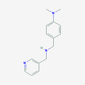 molecular formula C15H19N3 B396366 N-[4-(dimethylamino)benzyl]-N-(pyridin-3-ylmethyl)amine 