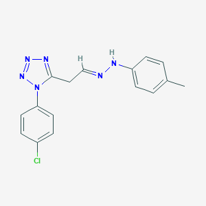 [1-(4-chlorophenyl)-1H-tetraazol-5-yl]acetaldehyde (4-methylphenyl)hydrazone