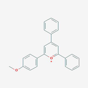 molecular formula C24H19O2+ B396414 2-(4-Methoxyphenyl)-4,6-diphenylpyrylium CAS No. 2907-13-3