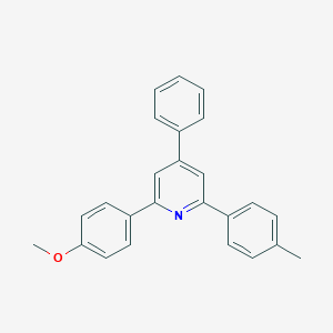 molecular formula C25H21NO B396421 2-(4-Methoxyphenyl)-4-phenyl-6-(4-tolyl)pyridine 