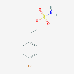 molecular formula C8H10BrNO3S B039643 2-(4-Bromophenyl)ethyl sulfamate CAS No. 120506-64-1
