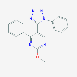 molecular formula C18H14N6O B396434 Methyl-d]pyrimidin-7-one 