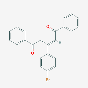 molecular formula C23H17BrO2 B396435 3-(4-Bromophenyl)-1,5-diphenyl-2-pentene-1,5-dione 