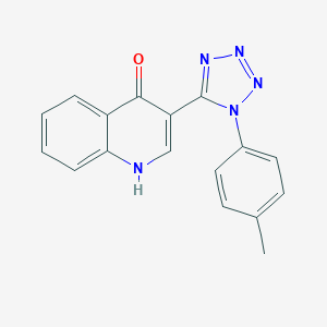 molecular formula C17H13N5O B396437 3-[1-(4-methylphenyl)-1H-tetraazol-5-yl]-4(1H)-quinolinone 