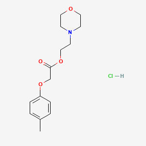 2-Morpholin-4-ylethyl 2-(4-methylphenoxy)acetate;hydrochloride