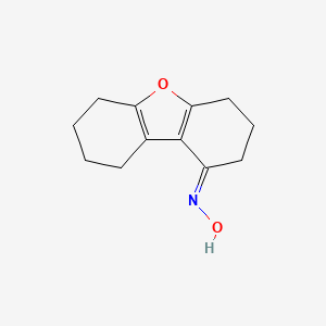 3,4,6,7,8,9-hexahydrodibenzo[b,d]furan-1(2H)-one oxime