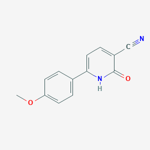 molecular formula C13H10N2O2 B396564 6-(4-Methoxyphenyl)-2-oxo-1,2-dihydropyridine-3-carbonitrile CAS No. 147269-06-5