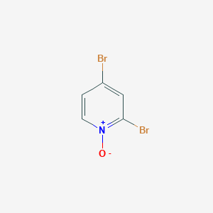 molecular formula C5H3Br2NO B039658 2,4-Dibromopyridine 1-oxide CAS No. 117196-08-4