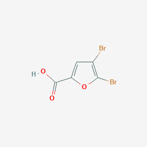 molecular formula C5H2Br2O3 B039660 4,5-Dibromo-2-furoic acid CAS No. 2434-03-9
