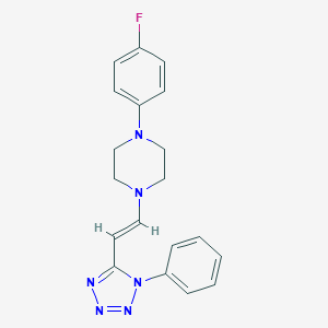 1-(4-fluorophenyl)-4-[2-(1-phenyl-1H-tetraazol-5-yl)vinyl]piperazine