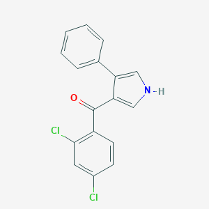 molecular formula C17H11Cl2NO B396631 (2,4-dichlorophenyl)(4-phenyl-1H-pyrrol-3-yl)methanone 