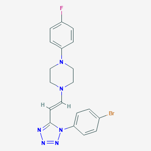 1-{2-[1-(4-bromophenyl)-1H-tetraazol-5-yl]vinyl}-4-(4-fluorophenyl)piperazine