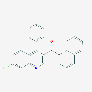 (7-Chloro-4-phenyl-3-quinolinyl)(1-naphthyl)methanone