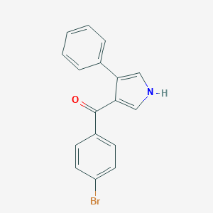 molecular formula C17H12BrNO B396669 (4-bromophenyl)(4-phenyl-1H-pyrrol-3-yl)methanone 